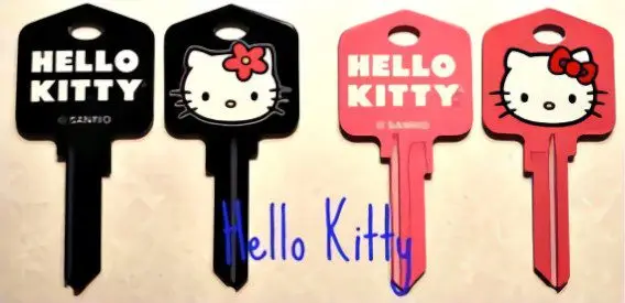 Hello Kitty custom house keys